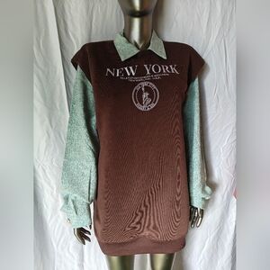 Sweater Vest And Shirt